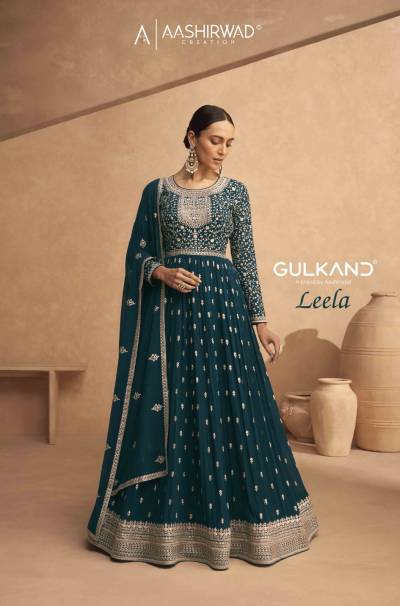 Leela By Aashirwad Designer Partywear Gown Collection